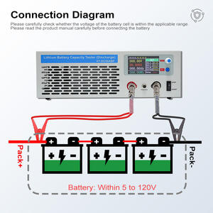 HeltecEnergy 5-120V 배터리 팩 방전 용량 테스터 50A 방전 전류가있는 5-120V 배터리 테스터 - Product Image 6