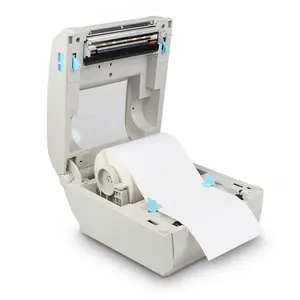 Impresora de etiquetas térmicas de 110mm de escritorio de mayor velocidad barata con puerto USB y BT