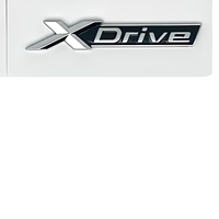 Autocollant de coffre arrière de voiture en PVC souple 3D de luxe réutilisable avec logo et lettres pour X1-X7 avec garantie d'un an