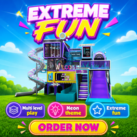 Aire de jeux intérieure pour enfants, équipement de parc de jeux pour enfants, aire de jeux intérieure pour centre commercial