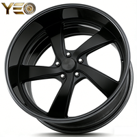 Nouvelle jante forgée très demandée de 18 à 28 pouces, 5x120 5x130 5x114.3, chromée noire concave pour Corvette BMW Lamborghini