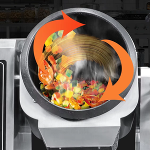 Robot nấu ăn thông minh thương mại hoàn toàn tự động Máy nấu cơm chiên nhà hàng chiên xoay nồi thông minh - Product Image 3