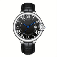 Personnalisé grand nom visage propre marque logo spécial vraiment haut de gamme simplicité discret luxe simple cadrans montre fo r unisexe