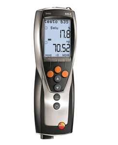 Termohigrómetro Digital de Alta Precisión Testo 635-2, Instrumento de Medición de Temperatura y Humedad, Medición de Punto de Rocío, Testo 635-2, Material ABS - Product Image 1