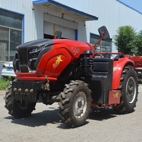 Chinois 60hp Compact Petit Tracteur Mini Ferme Jardin 4X4 Roue 4WD Tracteurs