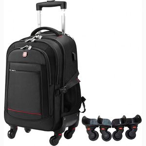 Mochila Impermeable con Ruedas BSCI para Negocios, con Compartimento para Portátil y de Buena Calidad - Product Image 1
