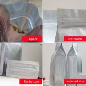 Sacs en aluminium thermoscellables avec logo personnalisé, plusieurs tailles, écologiques, sacs de livraison de nourriture, pack promotionnel - Product Image 4