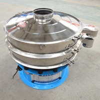 Machine de tamisage automatique pour liquides, céramiques, glaçures, cacao, sucre et farine, tamis vibrant rotatif rond de 800 mm pour poudres