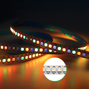 Striscia LED <span class=keywords><strong>RGB</strong></span> Indirizzabile Flessibile 5V 144 LED/m 12MM PCB WS2812B per Decorazione Moto e <span class=keywords><strong>Fari</strong></span> - Product Image 4