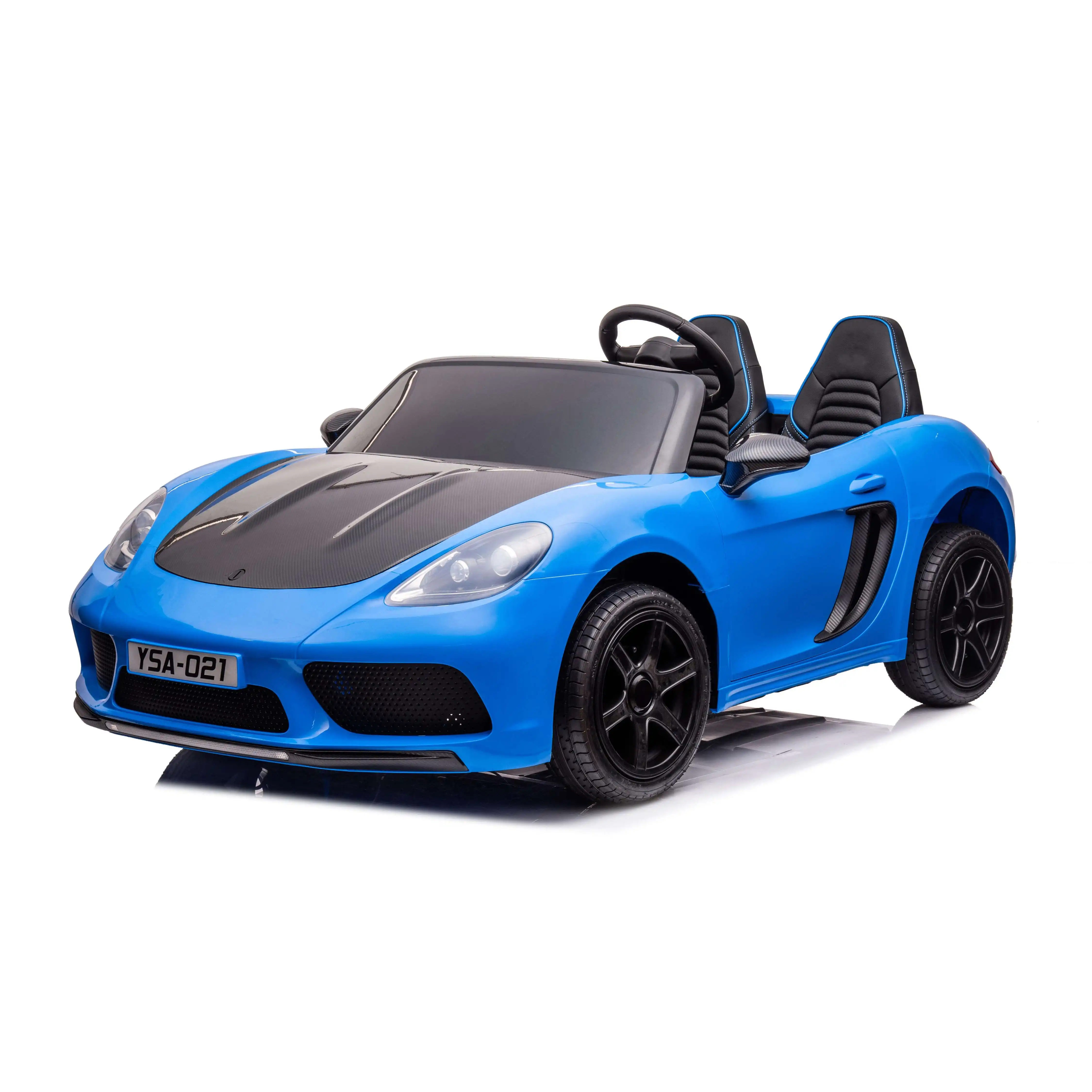 48V Super Electric Sport Car For Big Child With 600W Brushless Motor Two-seat Parent-child Car