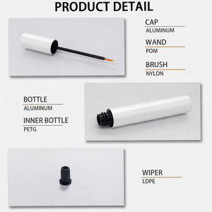 Tube à cils personnalisé en PETG de 6 ml, sérum pour la croissance des cils, applicateur de brosse à cils, eye-liner, tube nutritif pour les cils - Product Image 3