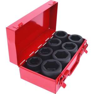 KS TOOLS - 515.0610 Jeu de douilles à chocs hexagonales 1 '', courtes (8 pcs) - EAN 4042146174036 DOUILLES À IMPACT ET ACCESSOIRES - Product Image 4