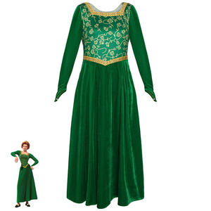 Fantasy <span class=keywords><strong>Fiona</strong></span> Cosplay ragazze Costume <span class=keywords><strong>vestito</strong></span> <span class=keywords><strong>verde</strong></span> cartone animato mostro travestimento giochi di ruolo abiti di Halloween - Product Image 2
