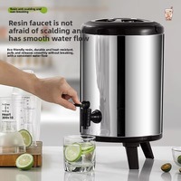 Seau isotherme en acier inoxydable de 20 L, récipient alimentaire commercial avec marquage de capacité exacte