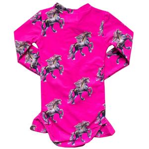 Traje de Baño para Niñas, Estilo Bikini, Estampado Animal, Corte Alto, para Adolescentes, 2023 - Product Image 6