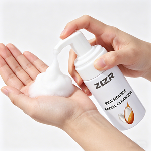 Nettoyant moussant pour le visage à l'eau de riz végétalienne et à la vitamine C personnalisable - Blanchissant, contrôle du sébum, nettoyage des pores, traitement de l'acné, tous types de peaux - Product Image 5