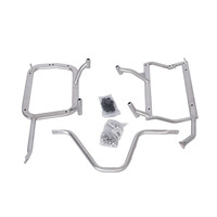 Support de pot d'échappement droit en alliage d'aluminium pour boîte latérale de moto CFMOTO 800MTX, cache d'échappement latéral