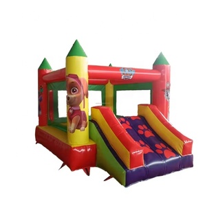 Château gonflable compact très populaire pour enfants, maison de <span class=keywords><strong>jeu</strong></span> gonflable avec toboggan pour fêtes et sautades - Product Image 2