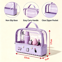 Insert décoratif DIY pour sac cosmétique, sac de plage, boîte de remplacement avec fermeture éclair
