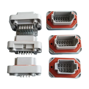 DT15-08PD 8-Pin Brauner Auto-Steckverbinder Rückgehäuse DT Gerader Pin Leiterplattenmontage-Kopf Kabel-zu-Platine-Steckverbinder Buchse - Product Image 6