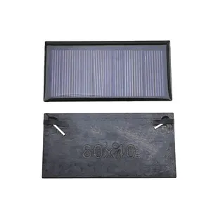 环氧树脂太阳能电池板0.35W迷你便携式太阳能电池板充电器ZW-8040-5.5V可定制太阳能电池板