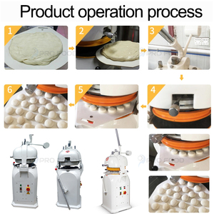 Machine plus ronde de pâte à haut rendement à vendre petite machine de boule de pâte électrique commerciale formant la machine - Product Image 2
