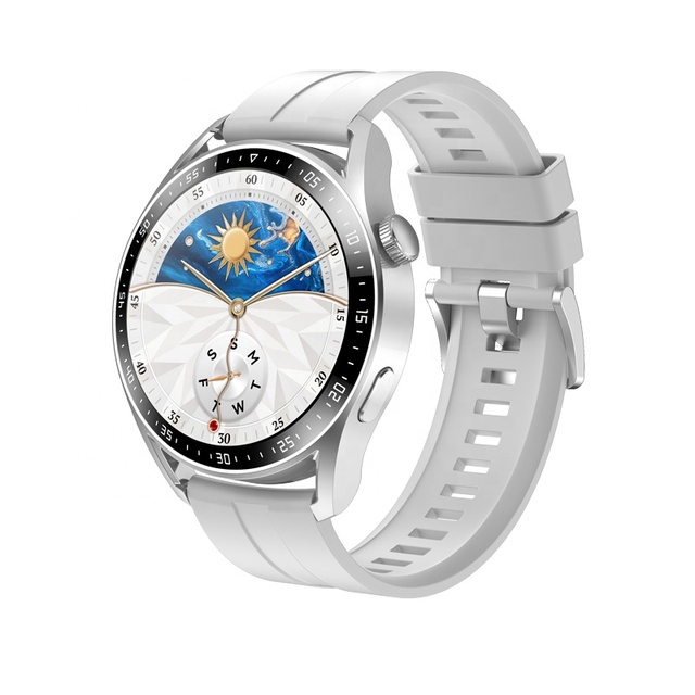 Ai-15 Smart Watch 1.5" Round Screen Fitness Tracker Health Monitoring Wristwatch Multi-sport Mode Wireless Charging Smartwatch