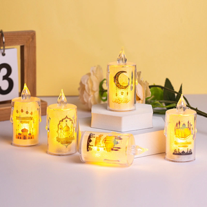 Lámpara de Vela Decorativa DAMAI con Diseño de Castillo Lunar para Eid, Estilo Oriental, Luz Nocturna Ambiental - Product Image 2