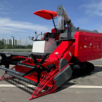 Moissonneuse-batteuse à blé et à riz 98hp 4Lz-5.0Z équipée d'un tracteur à vendre chez World Harvester Machine
