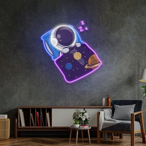 IPixel Free Design Custom Acrylic LED Neon Sign Dropshipping NO MOQ para dormitorio Nursery Home Wall Art Decor - Product Image 1