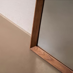 Espejo de Pared Estilo Wabi Sabi, Espejo Decorativo de Madera de Olmo Sólido, Espejo Rectangular <span class=keywords><strong>para</strong></span> Vestidor, Sala de Estar y Entrada - Product Image 5