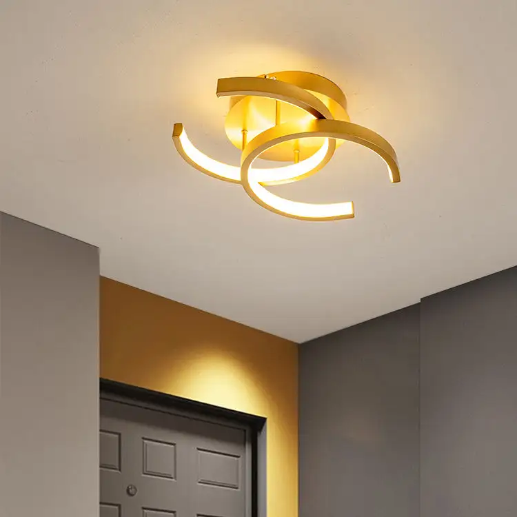 Modern lüks dekoratif avize yaratıcı Led tavan lambası kapalı ev için yatak odası