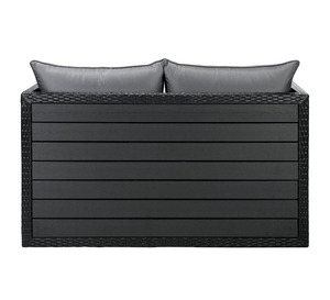 Ensemble de canapé d'extérieur en osier pliable moderne et écologique sectionnel multifonctionnel pour jardin hôtels restaurants matériau en rotin - Product Image 4