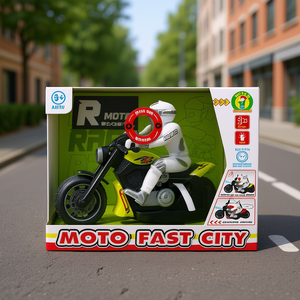 Motocicleta Moto Fast City con luces y sonido 17x19 cm para niños mayores de 3 años - Product Image 2