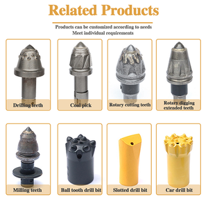 Mata bor PCC berlian kerucut pemakaian keras mesin peledakan tambang lubang terbuka dengan kinerja tinggi diproduksi dengan nama - Product Image 5