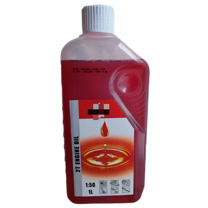 Huile de base pour moteur 2 temps Winall 2T, lubrifiant automobile SAE pour machines de jardin et tronçonneuses - Product Image 1