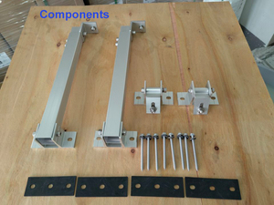 Système de toit supérieur réglable pour panneaux solaires, montage sur panneau solaire - Product Image 4