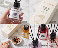 Diffuseur à bâtonnets 50 ml – Coffret de luxe pour parfumer la maison avec boîtes d'emballage – Désodorisant d'ambiance pour salle de bain, chambre et toilettes