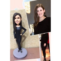 Figurine de bobbletête personnalisée, cadeau pour petite amie, saint-valentin, anniversaire, sur vos Photos