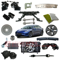 Radiateur de voiture, cadre de radiateur, grille active, ventilateur électronique, accessoires de châssis, adaptés au kit carrosserie Tesla 3YXS