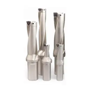 Customizable High Speed Indexable Fast Drill Bits CNC Lathe 2D/3D/4D/5D U Type Quick Drill Bits With Internal Cooling Water Hole
