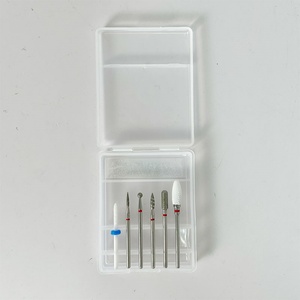 Professional <b>Nail</b> Drill Bits 6 Boxed Common <b>Nail</b> Polish Drill Bit Electric Grinder for Exfoliation and Removal of UV <b>Nail</b> Gel - Product Image 5