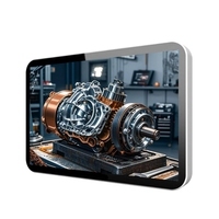 Le PC industriel de cadre ouvert de 27 pouces 4K surveille le moniteur industriel imperméable d'intense luminosité