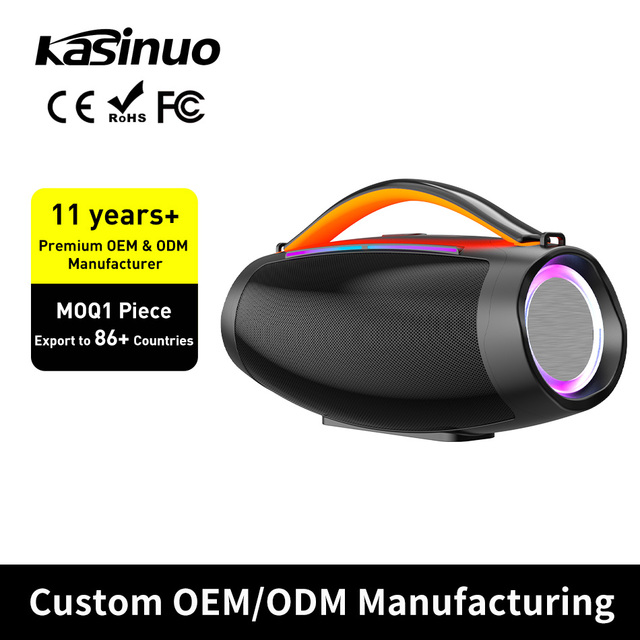 Outdoor Portable Handheld Bt Speaker TF/USB Playback Dual - Effect Large Speaker 20W High - Power Subwoofer with Superior Sound
