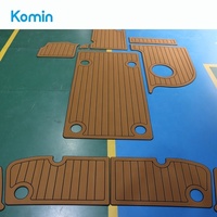 Plancher de bateau en mousse EVA personnalisé Komin Yamaha AR210, imitation teck