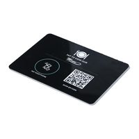 Plaque de table personnalisée NFC pour avis Google et réseaux sociaux, carte de menu, carte NFC à taper pour restaurants