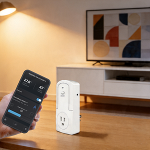 Prise intelligente WiFi pour <span class=keywords><strong>thermostat</strong></span> domestique, prise AU, pour le chauffage du salon, économie d'énergie, matériau PC de haute qualité, fourniture d'usine - Product Image 6