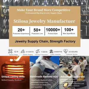 Moissanite colgante joyería 925 plata esterlina personalizado Hip Hop Moissanite colgante - Product Image 6