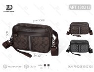 Borsa per Fotocamera 3-in-1 da Uomo in Microfibra e Pelle Sintetica con Chiusura a Cerniera Stile Casual MH130317 - Product Image 1