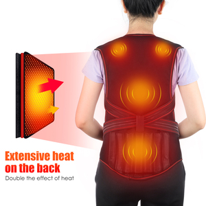 Verstelbare Magneettherapie Zelfverwarmende Schouderbrace Lumbale Wervelkolom Houdingscorrectie Vest Toermalijn Rugsteun - Product Image 3